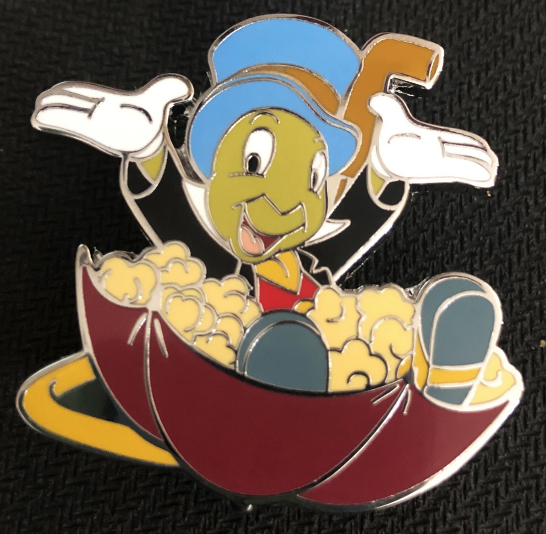 30286 Jiminy Cricket Pin Trading Carnival Popcorn Bucket Mystery