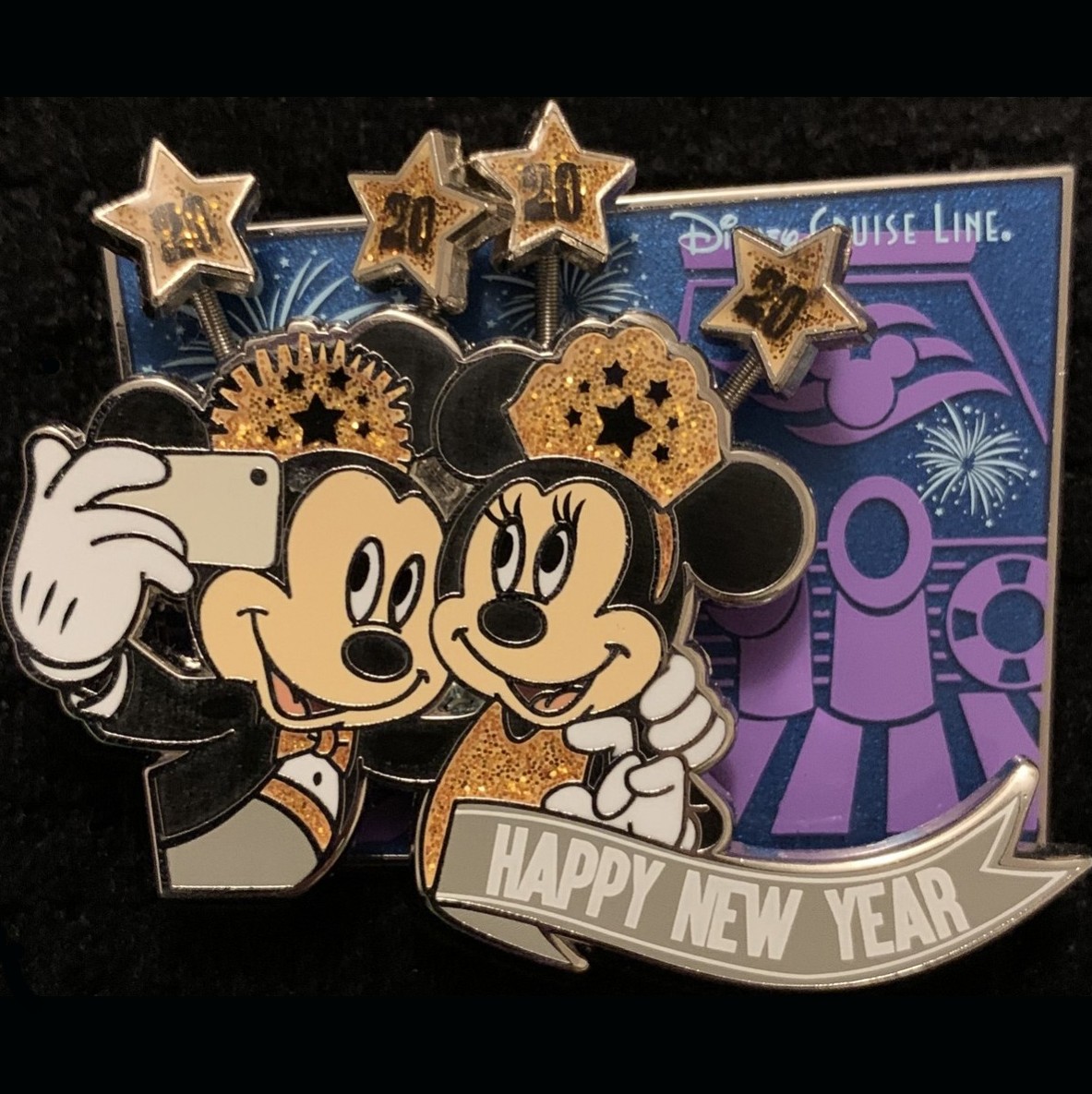 33546 - Happy New Year - Mickey and Minnie Mouse - New Year's Eve/Day ...