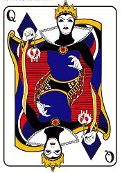 34942 - Evil Queen - Villains Playing Card Series - Disney Studio Store ...