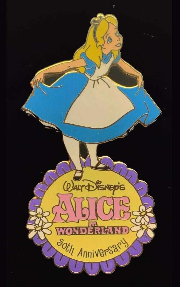 Alice in Wonderland 50th Anniversary Pin Disney Trading Pin Series ...
