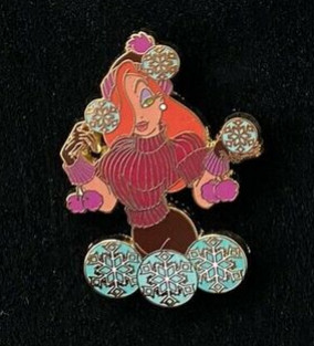 42130 - Jessica Rabbit - Snowflake Series - Disney Store US Disney Pin