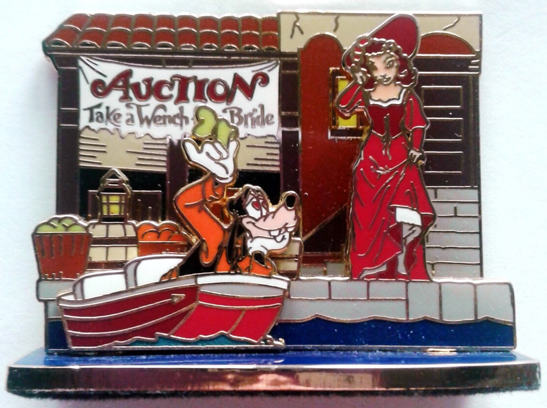 42400 Pirates of the Caribbean Goofy Pin of the Month 3D