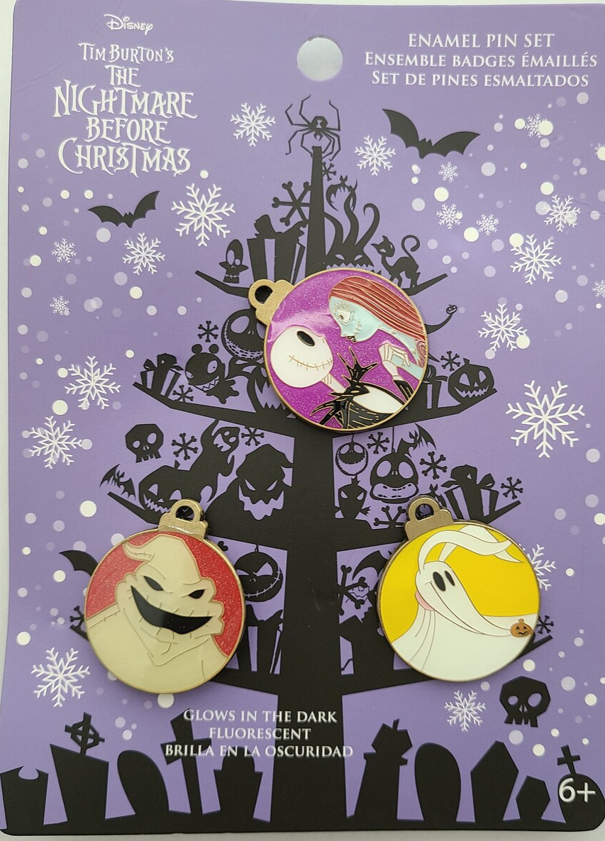 46458 Nightmare Before Christmas Ornaments Set Hot Topic