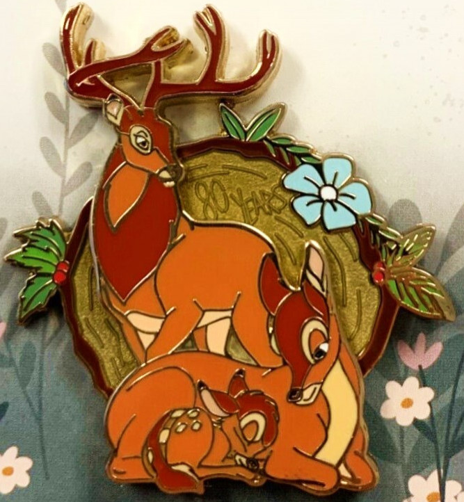 55402 - Family Pin - Bambi 80th Anniversary