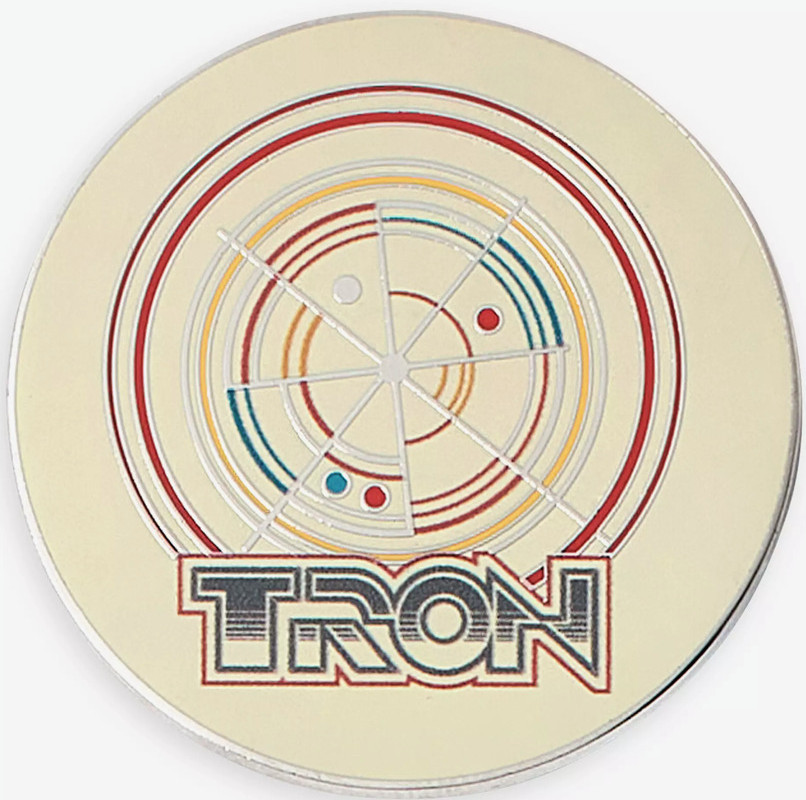 DS Tron 40th Anniversary Pin and Patch Set Tron Identity Disc
