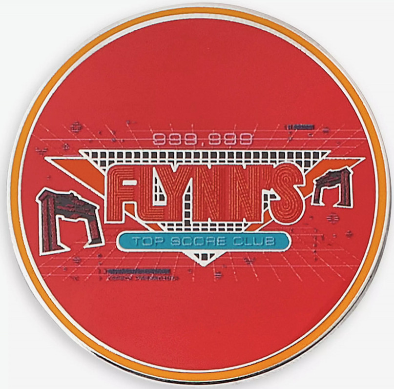 55647 DS Tron 40th Anniversary Pin and Patch Set Flynn's Top