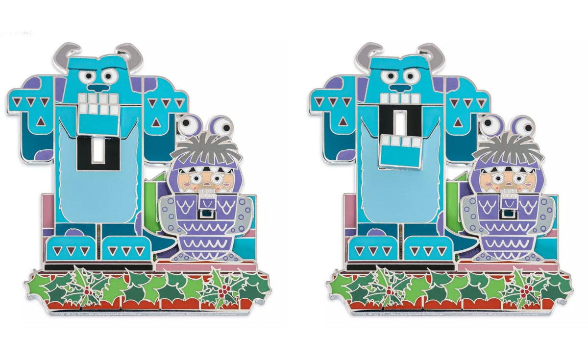 55840 Sulley and Boo Jumbo Moving Nutcracker Pin 2022 Nutcrackers Disney Store US Disney Pin