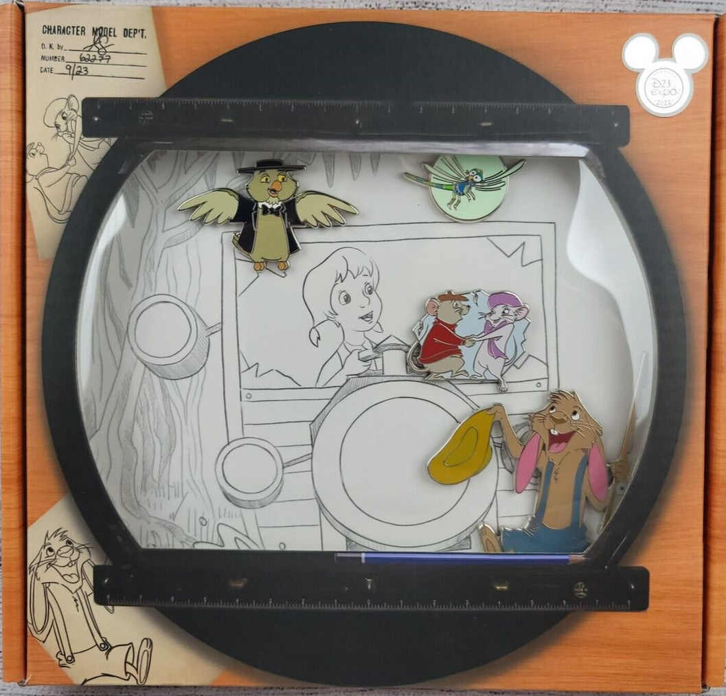 56479 The Rescuers 45th Anniversary Boxed Set D23 Expo 2022