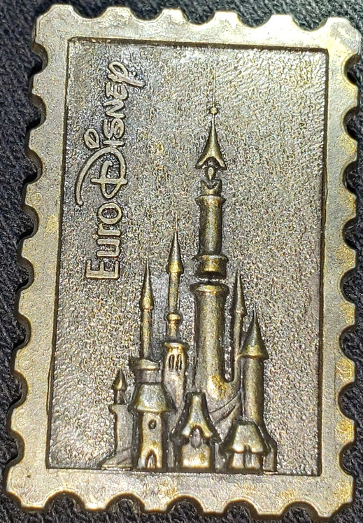 68879 Pewter Castle Stamp EuroDisney Disneyland